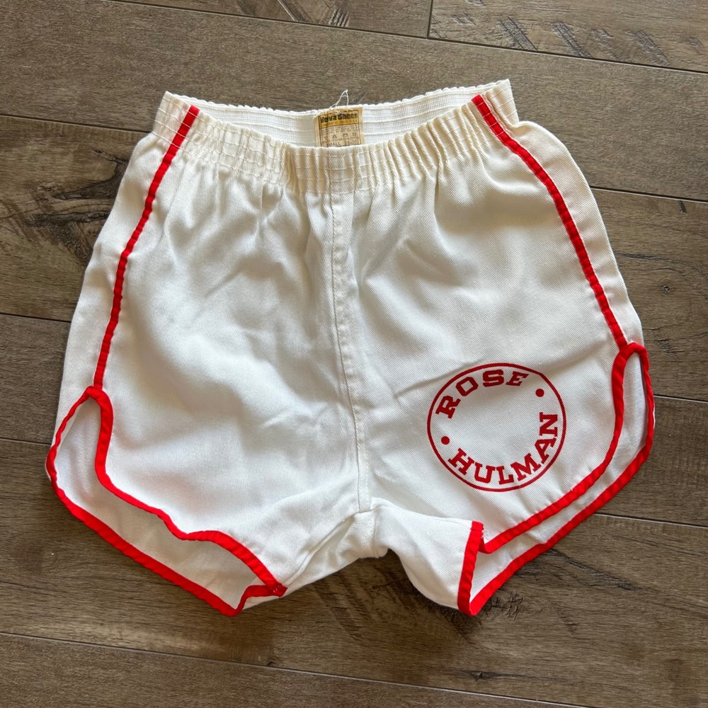 Vintage 1970s Velva Sheen Rose-Hulman Institute Of Technology Gym Shorts Sz S